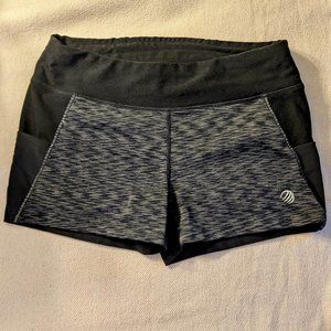 MPG Bike Gym Shorts With 3 Pockets (Black & Grey)